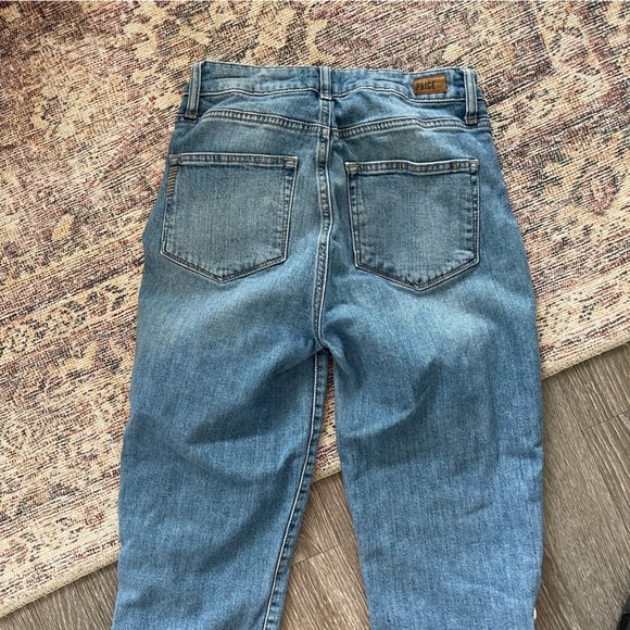 Paige High Rise Sarah Straight Jean - Picture 8 of 15